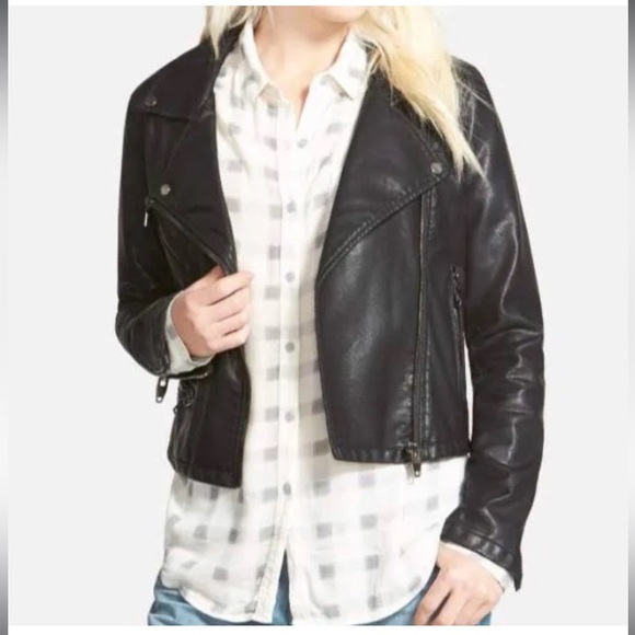 Blank NYC Faux Leather Moto Jacket - Picture 8 of 9